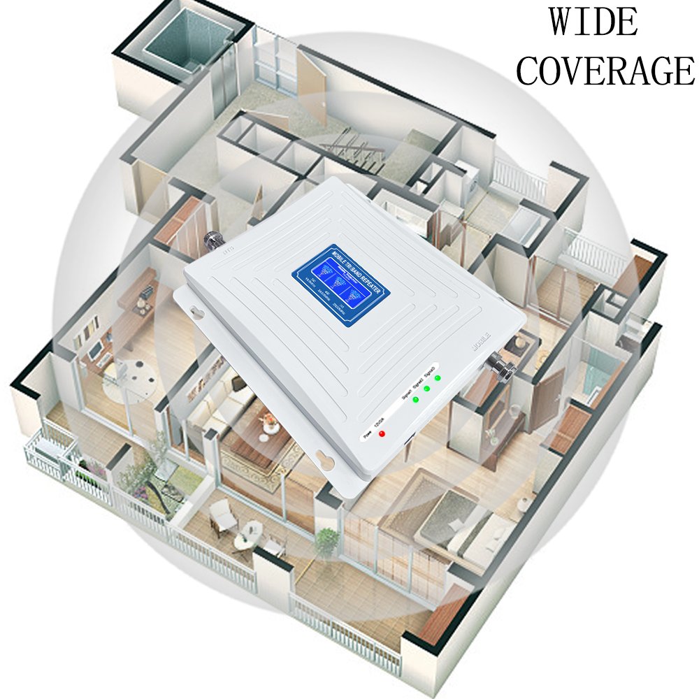 Tri Band Signal Booster 900 1800 2100 Mhz Mobile Network Booster 3G 4G Gsm Repeater/Amplifier